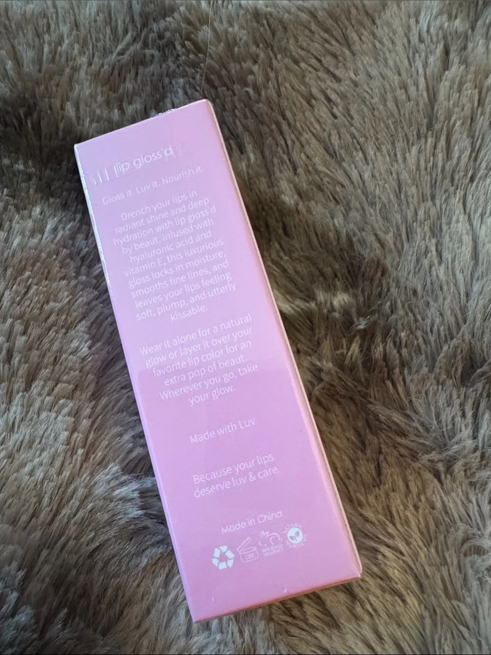Lip Gloss'd Lip Gloss — Blossom'd Pink
